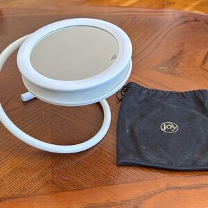 Joy Mangano Handy Hook White Vanity Mirror